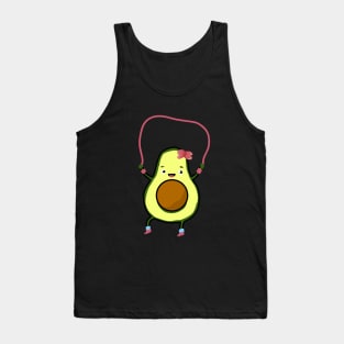 Avocado playing jump rope Tank Top